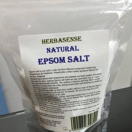 Herbasense Pure Epsom Salt -  Food Grade Fine Powder  - Magnesium sulphate