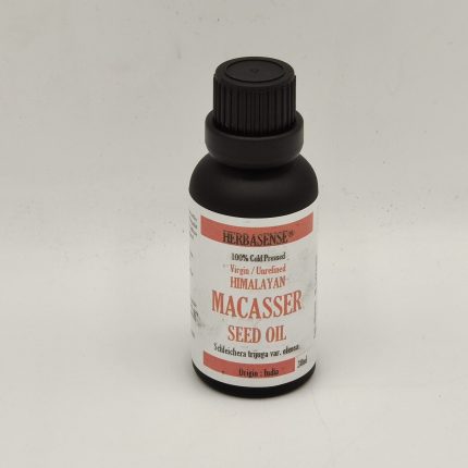 macassar hair beard oil kusum seed oil bottle