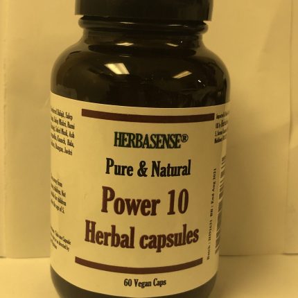 Power Ten Capsules (Ten -Strong Herbs Blend) Herbal Capsules, Power 10 Caps