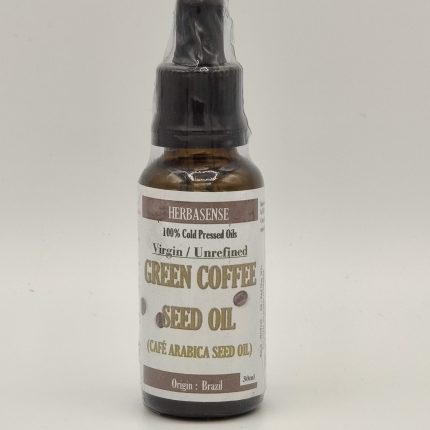 Herbasense Virgin Cold Pressed Green Coffee Bean Oil - Cafe Arabica Oil