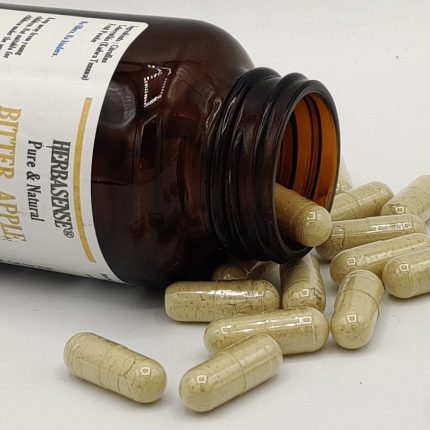 BITTER APPLE TUMMA FRUIT POWDER CAPSULES BOTTLE