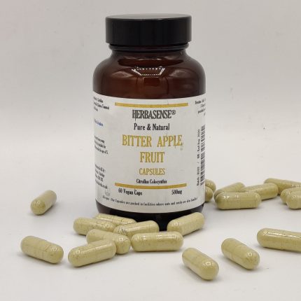 BITTER APPLE TUMMA FRUIT POWDER CAPSULES BOTTLE