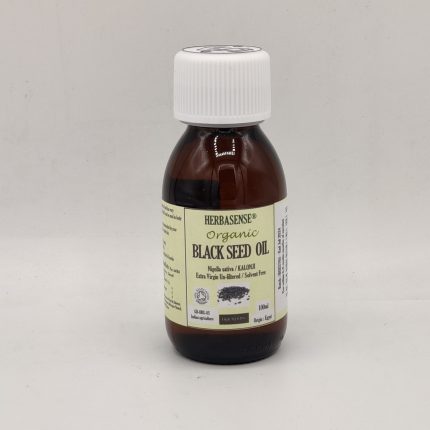 Herbasense Organic Virgin Cold Pressed Egyptian Blackseed Oil - Nigella sativa oil Kalaunji - Kalonji